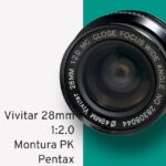 Lente Vivitar 28mm 1:2.0 MC CLOSE FOCUS WIDE ANGLE montura PK PENTAX