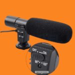 Micrófono estéreo externo para cámara profesional de Mic-01