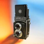 Cámara Topcon Primoflex lente Toko f 3.5 75mm