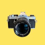 Pentax MX + lente Pentax  smc 1:3.5 135mm